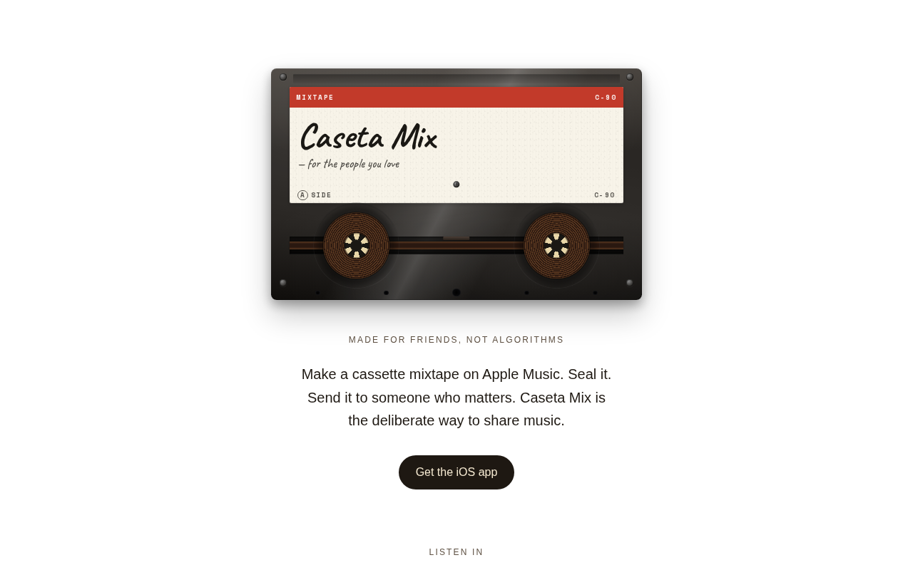 Caseta Mix